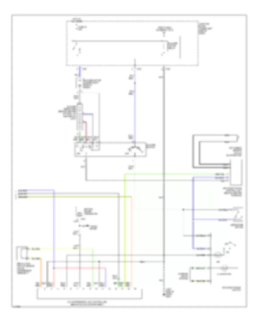 3.0L DOHC, Manual AC Wiring Diagram (2 of 2) for Mitsubishi 3000GT 1999