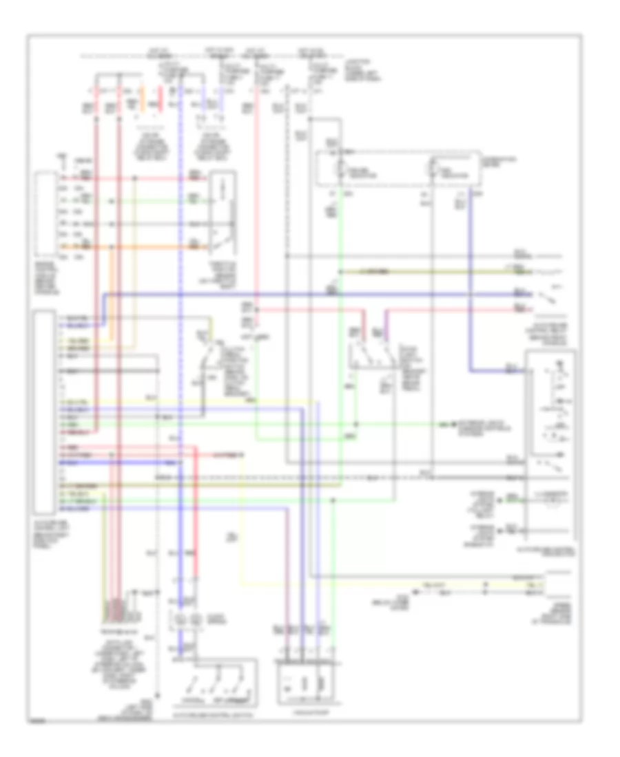 Cruise Control Wiring Diagram, MT for Mitsubishi 3000GT 1999