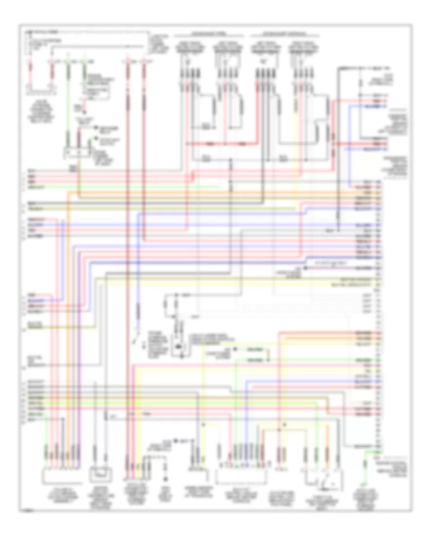 3.0L DOHC, Engine Performance Wiring Diagrams (3 of 3) for Mitsubishi 3000GT 1999