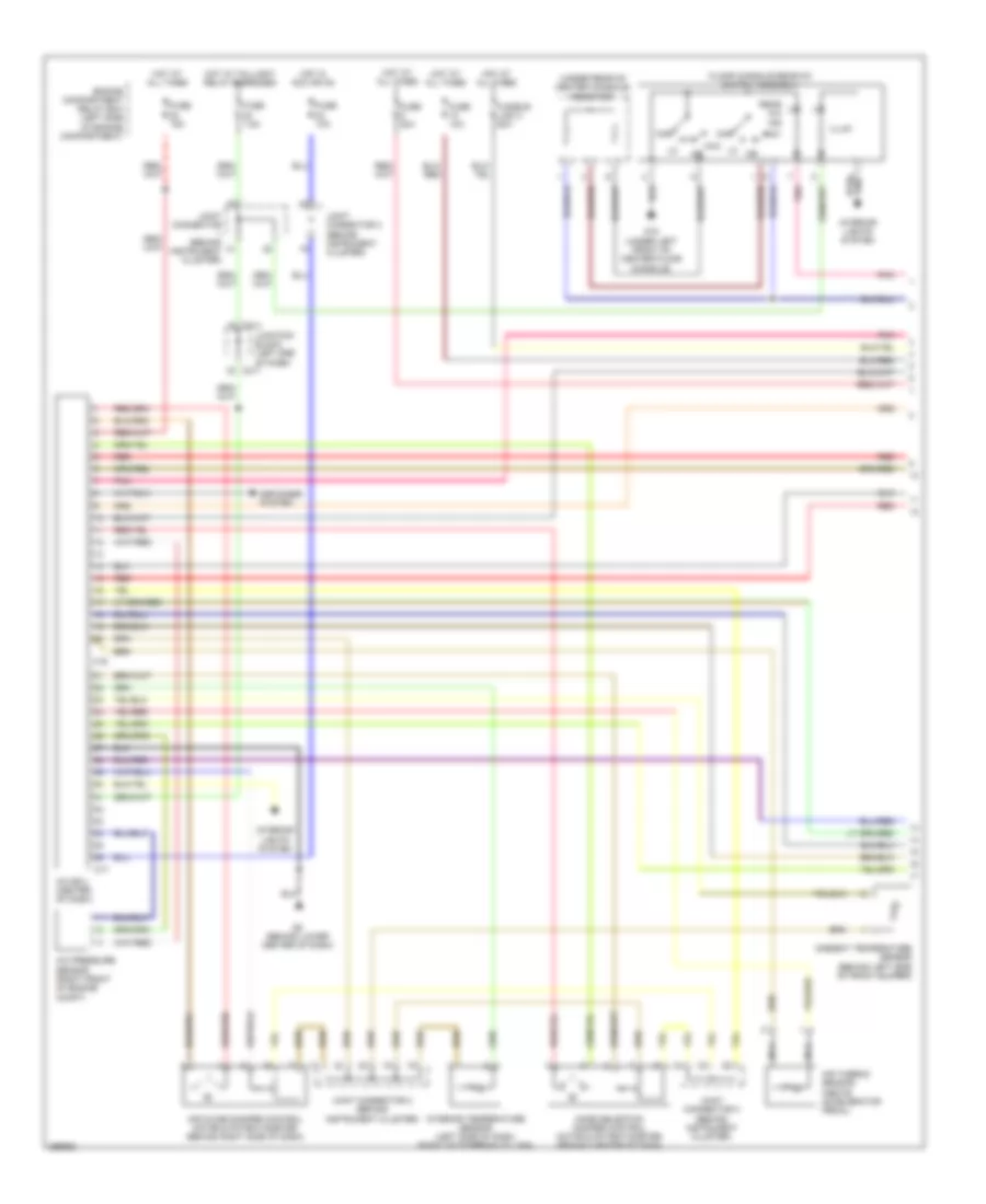 Automatic A C Wiring Diagram 1 of 2 for Mitsubishi Endeavor SE 2007