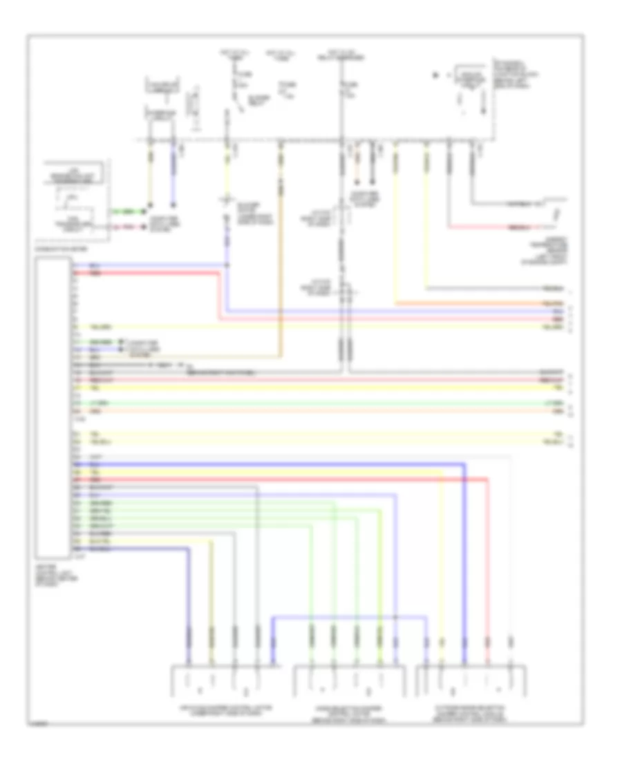 2.0L, Manual AC Wiring Diagram (1 of 3) for Mitsubishi Lancer Ralliart 2011