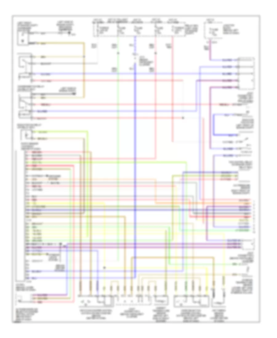 Automatic A C Wiring Diagram 1 of 2 for Mitsubishi Galant DE 2007