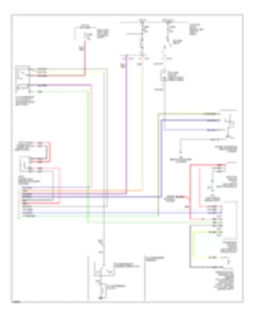 Automatic A C Wiring Diagram 2 of 2 for Mitsubishi Galant DE 2007