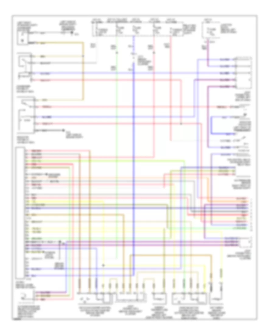 Manual AC Wiring Diagram, Middle Option (1 of 2) for Mitsubishi Galant DE 2007