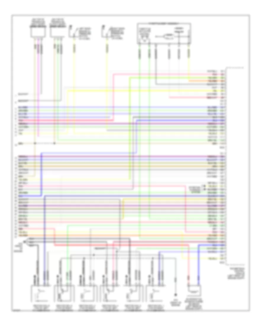 3.8L, Engine Performance Wiring Diagram (5 of 5) for Mitsubishi Galant DE 2007