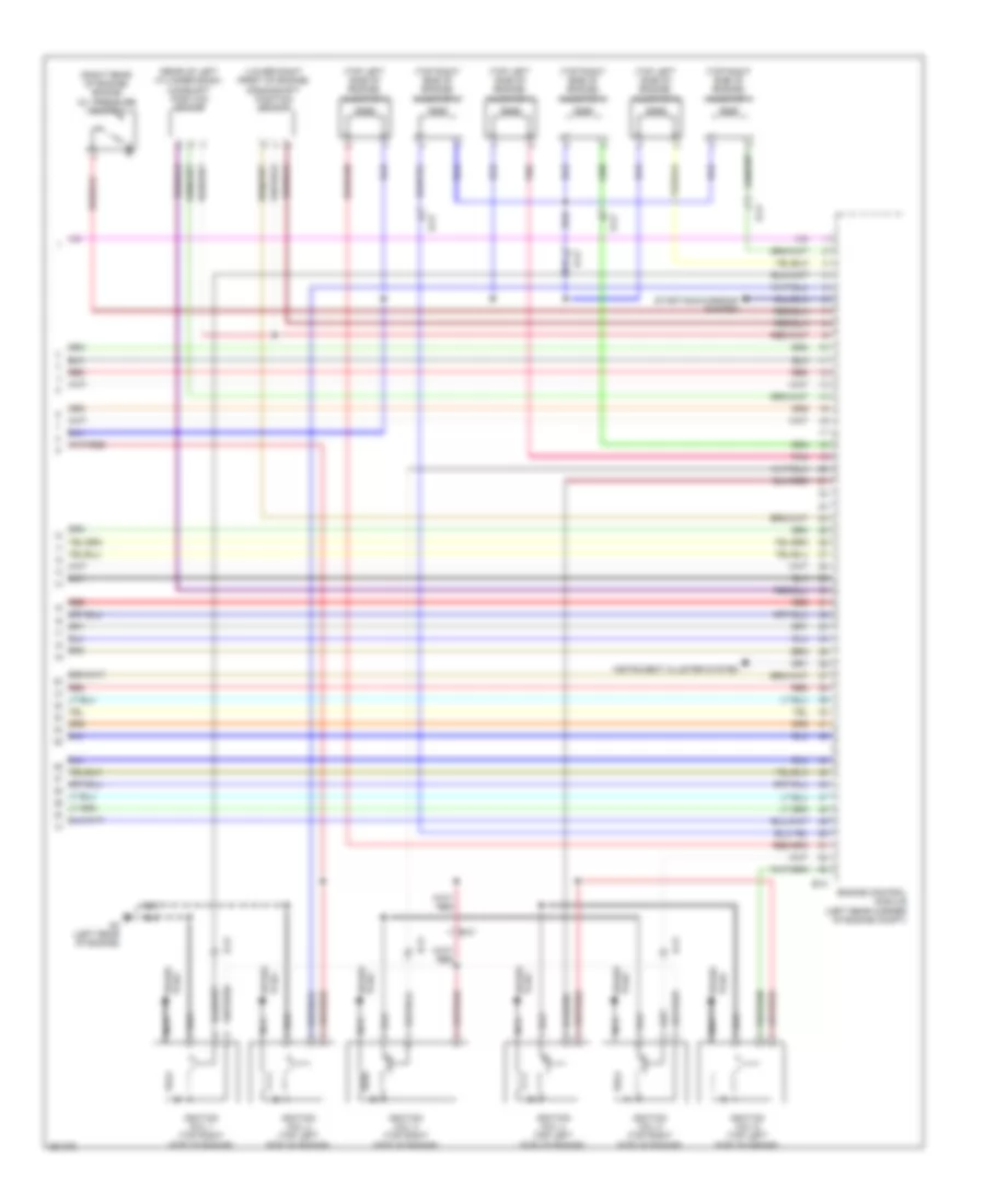 3.0L, Engine Performance Wiring Diagram (4 of 4) for Mitsubishi Outlander ES 2011