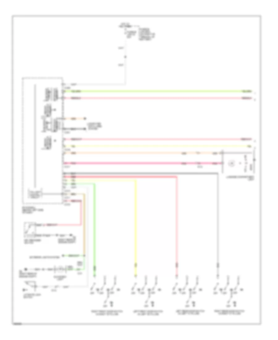 Courtesy Lamps Wiring Diagram 1 of 2 for Mitsubishi Outlander ES 2011