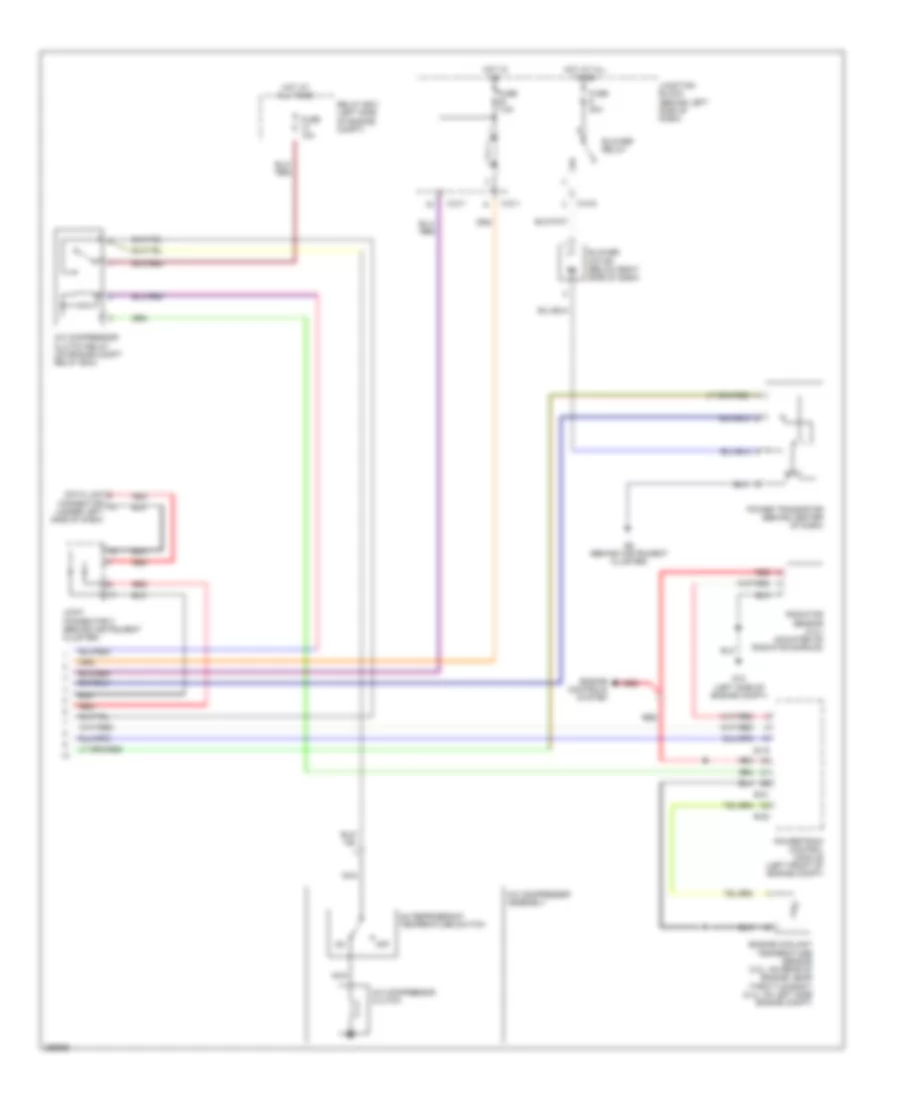 Automatic AC Wiring Diagram (2 of 2) for Mitsubishi Galant ES 2007