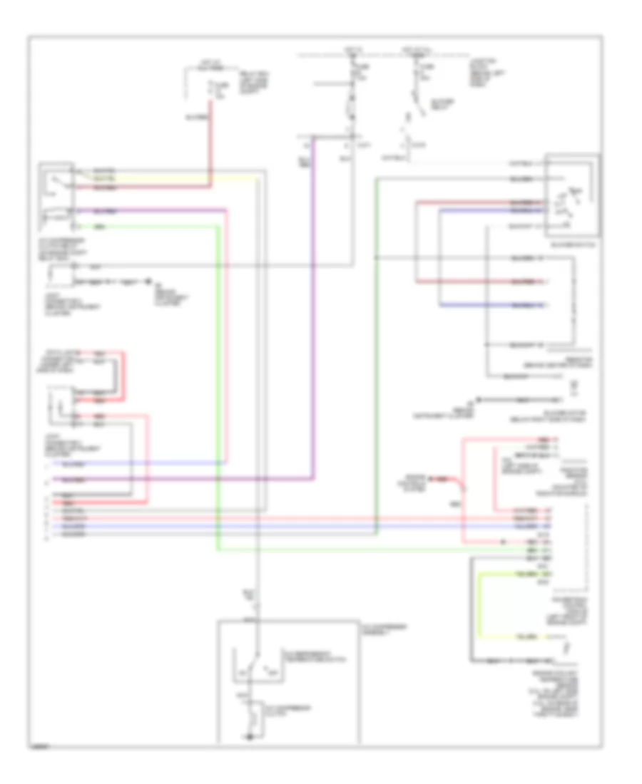 Manual AC Wiring Diagram, Low Option (2 of 2) for Mitsubishi Galant ES 2007