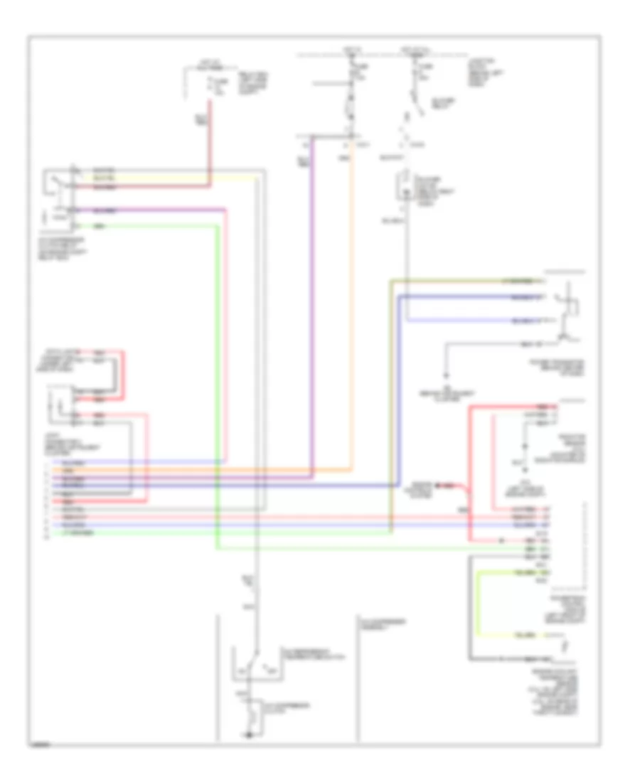 Manual AC Wiring Diagram, Middle Option (2 of 2) for Mitsubishi Galant ES 2007