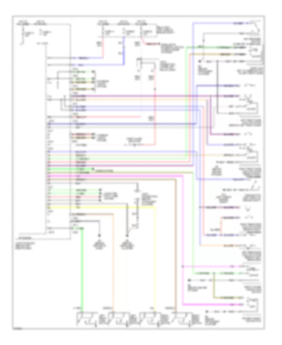 Forced Entry Wiring Diagram for Mitsubishi Galant ES 2007