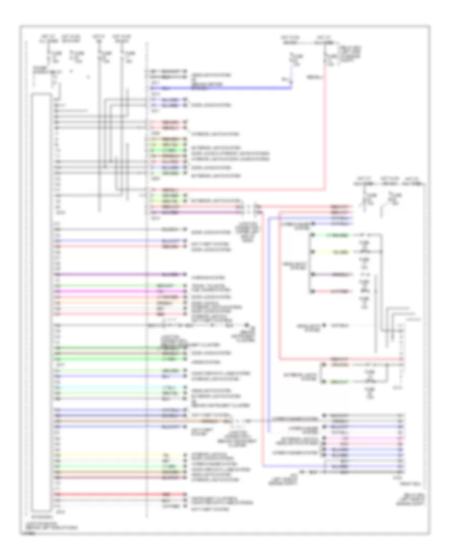 Body Control Modules Wiring Diagram for Mitsubishi Galant ES 2007