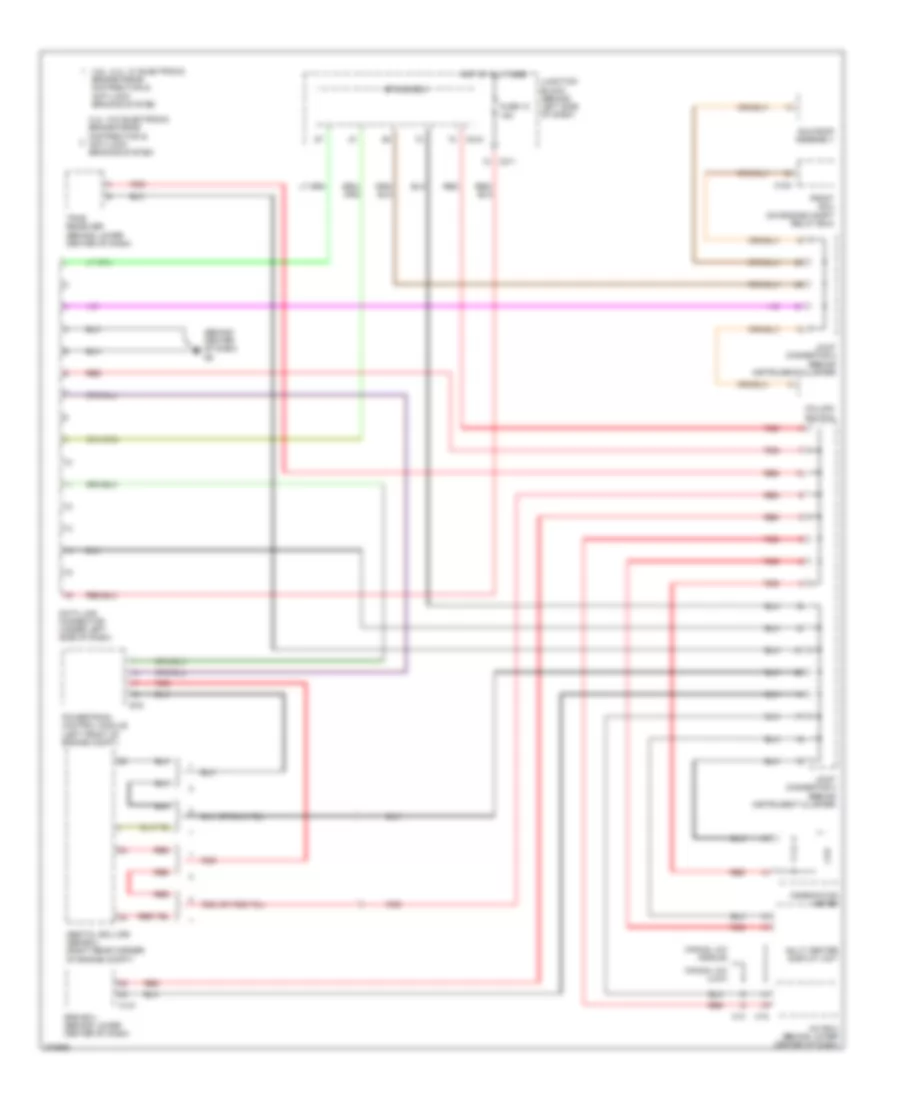 Computer Data Lines Wiring Diagram for Mitsubishi Galant ES 2007