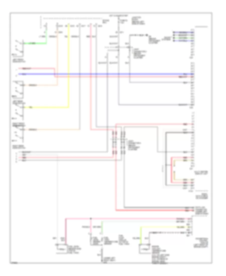 Instrument Cluster Wiring Diagram, with Multi-Communication System (2 of 2) for Mitsubishi Galant ES 2007