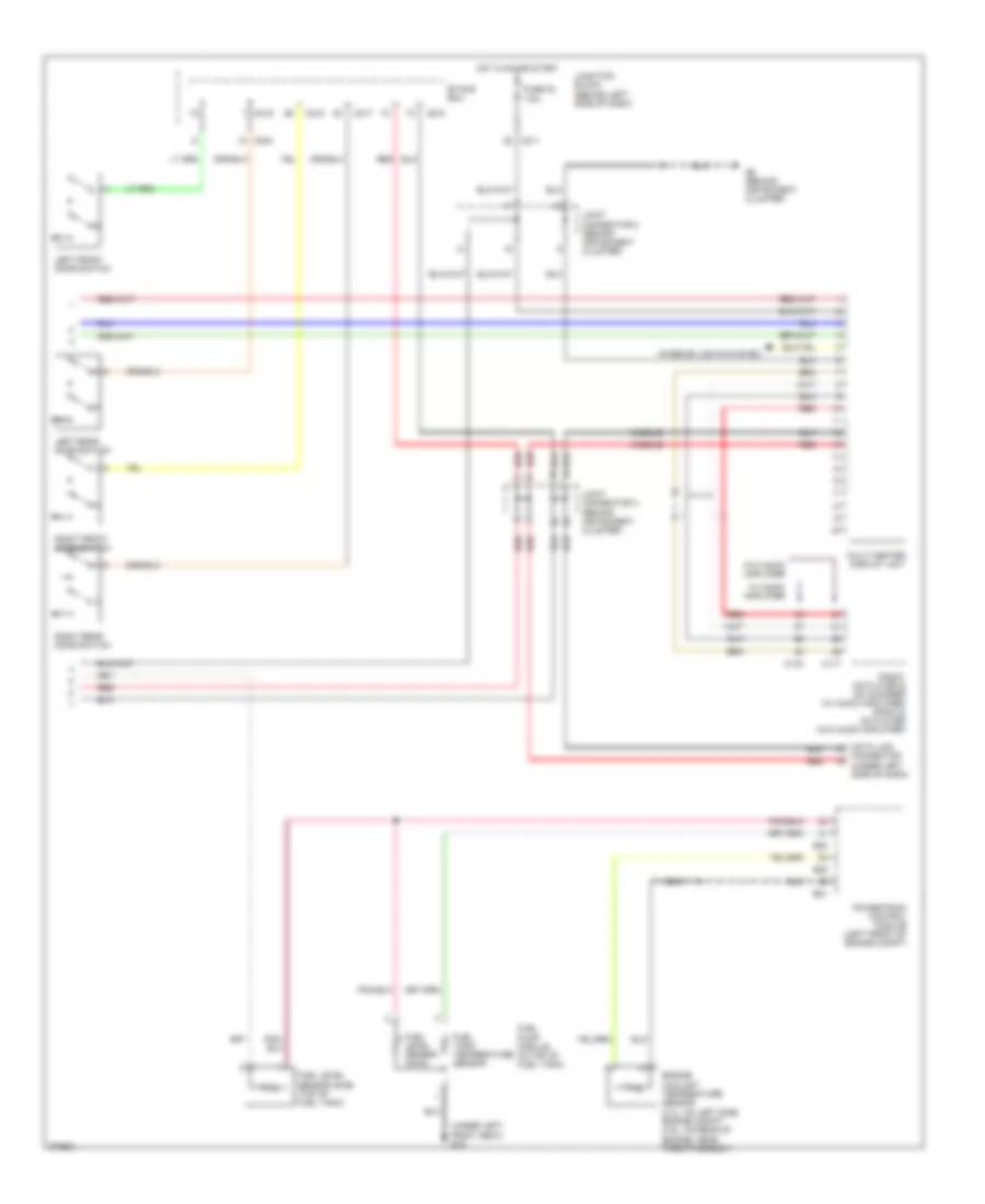 Instrument Cluster Wiring Diagram without Multi Communication System 2 of 2 for Mitsubishi Galant ES 2007