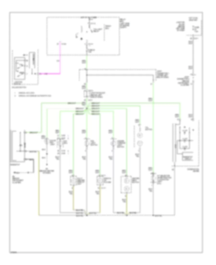 Instrument Illumination Wiring Diagram for Mitsubishi Galant ES 2007