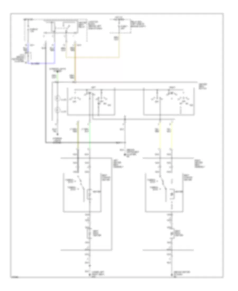 Heated Seats Wiring Diagram for Mitsubishi Galant ES 2007