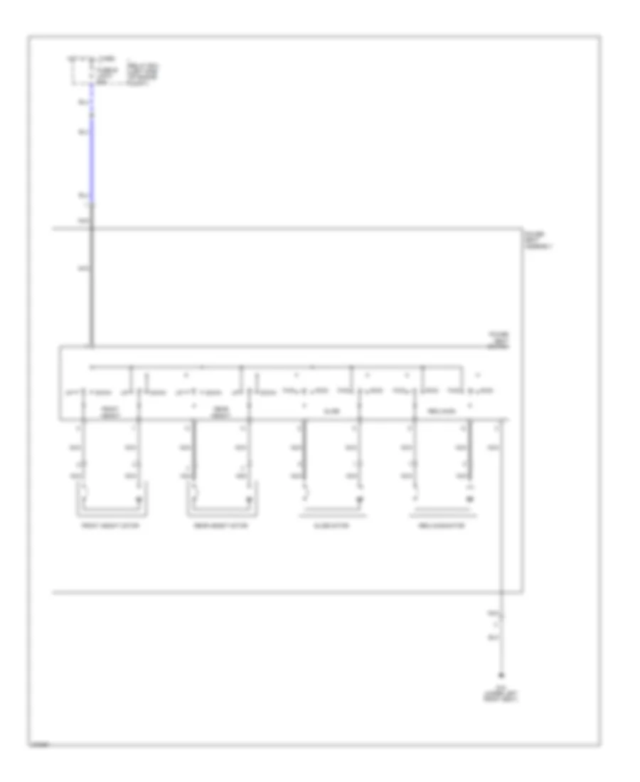 Power Seat Wiring Diagram for Mitsubishi Galant ES 2007