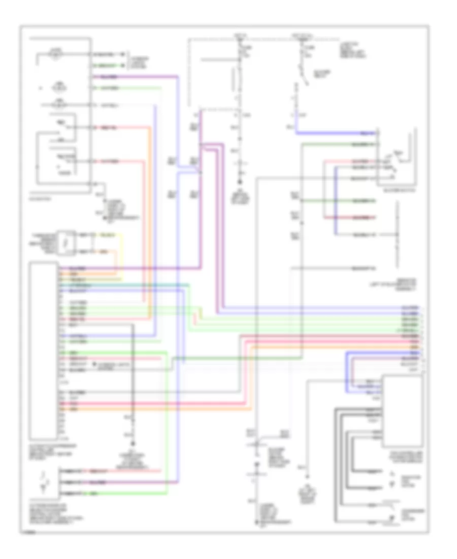 3.0L, Manual AC Wiring Diagram (1 of 2) for Mitsubishi Galant GTZ 2003