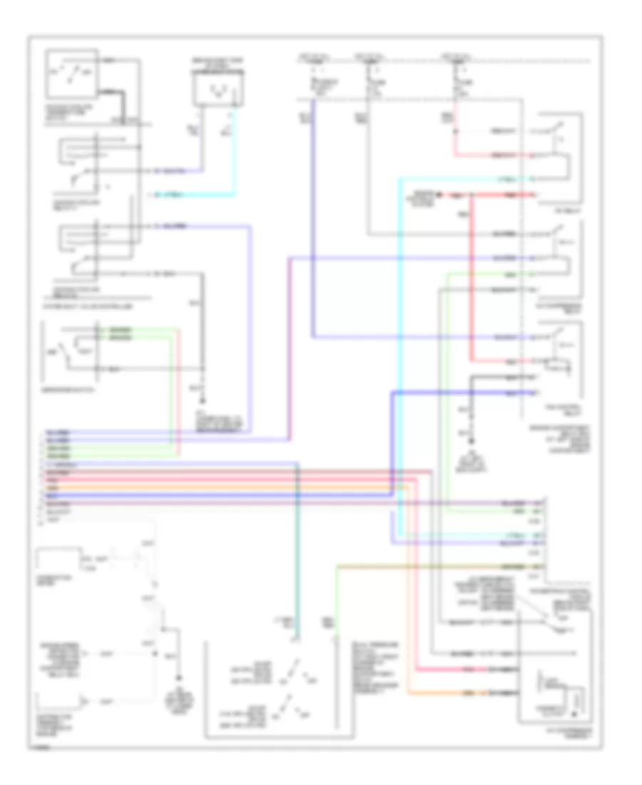 3.0L, Manual AC Wiring Diagram (2 of 2) for Mitsubishi Galant GTZ 2003