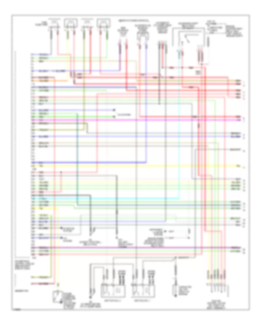 2 4L Engine Performance Wiring Diagram 1 of 3 for Mitsubishi Galant GTZ 2003