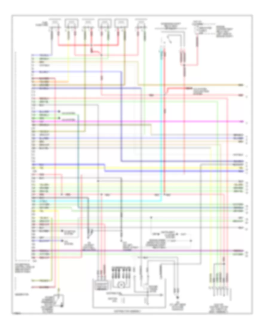 3 0L Engine Performance Wiring Diagram 1 of 3 for Mitsubishi Galant GTZ 2003