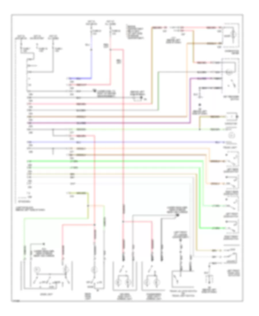 Courtesy Lamps Wiring Diagram for Mitsubishi Galant GTZ 2003