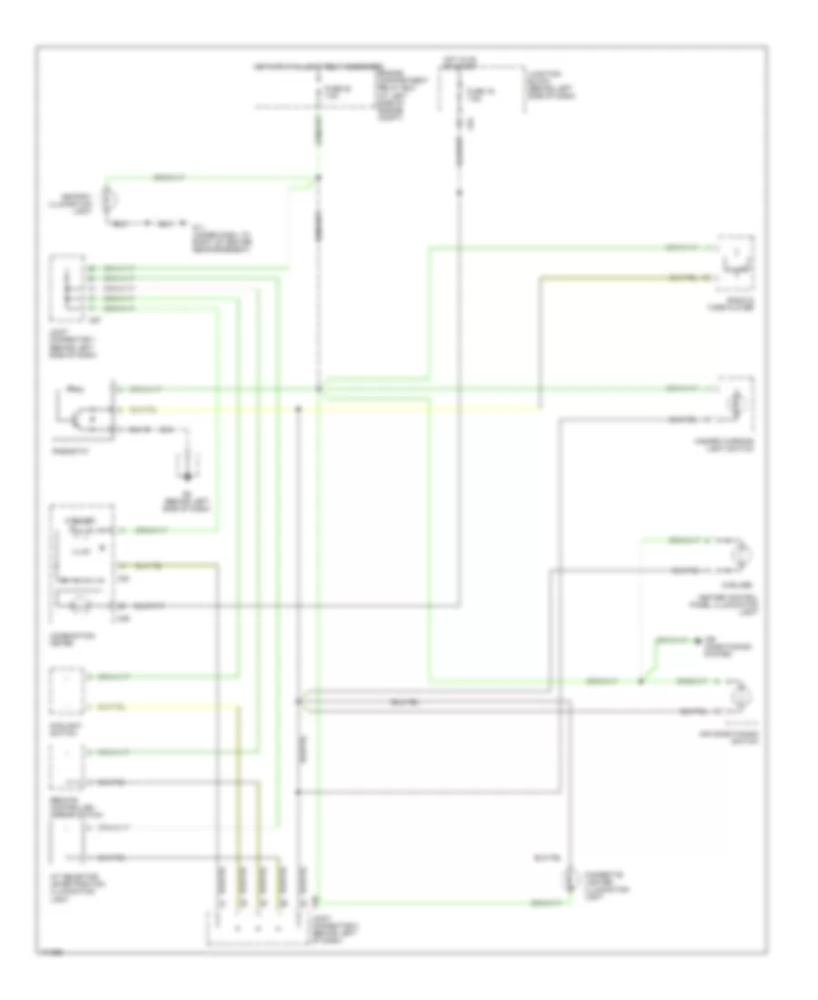 Instrument Illumination Wiring Diagram for Mitsubishi Galant GTZ 2003