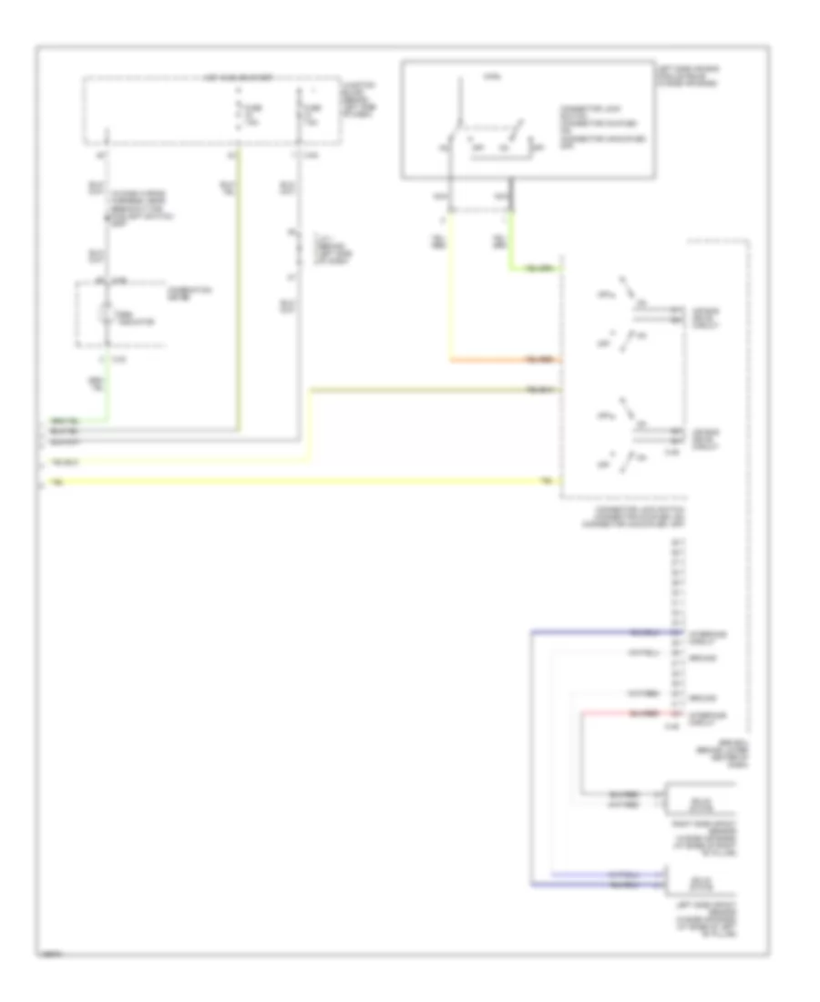 Supplemental Restraints Wiring Diagram 2 of 2 for Mitsubishi Galant GTZ 2003