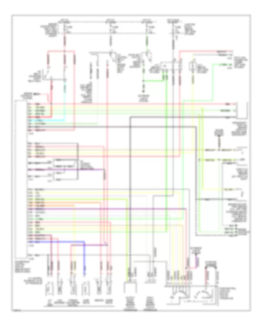 AT Wiring Diagram for Mitsubishi Galant GTZ 2003