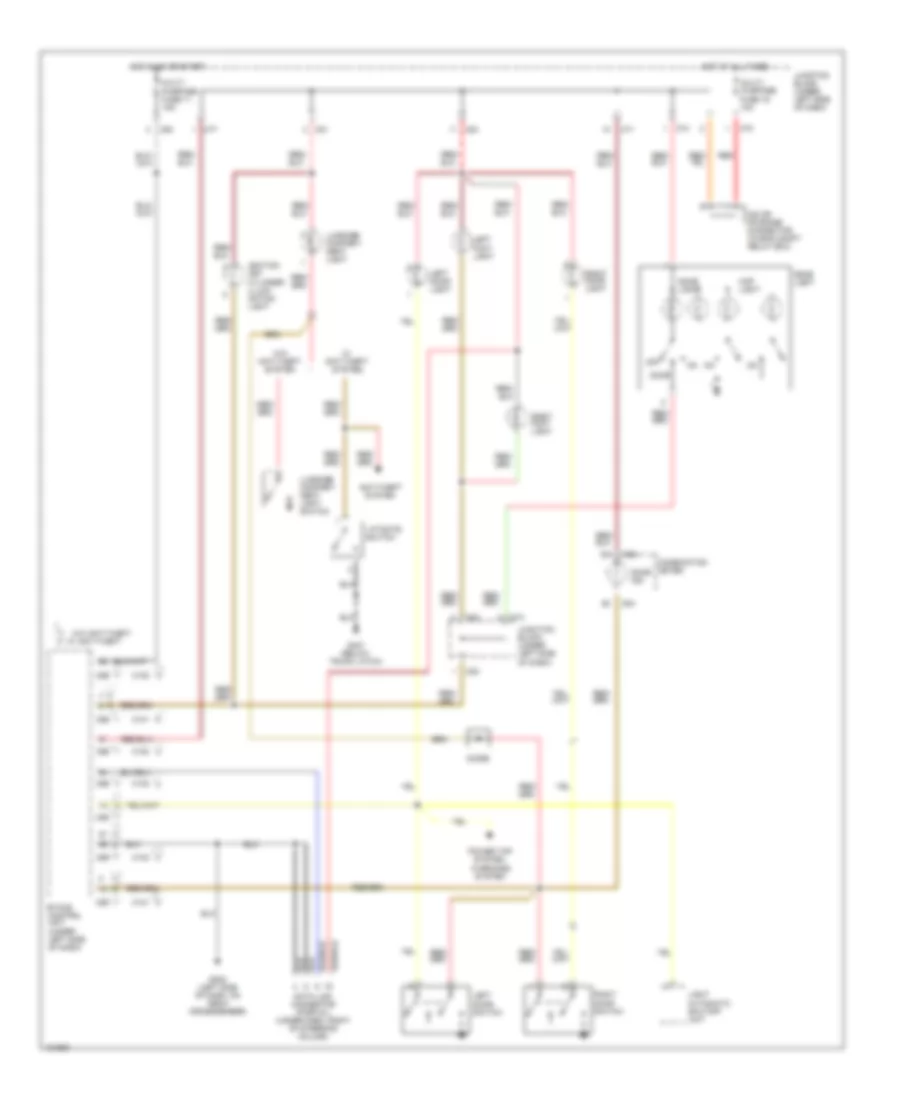 Courtesy Lamps Wiring Diagram for Mitsubishi 3000GT VR 4 1999 3000