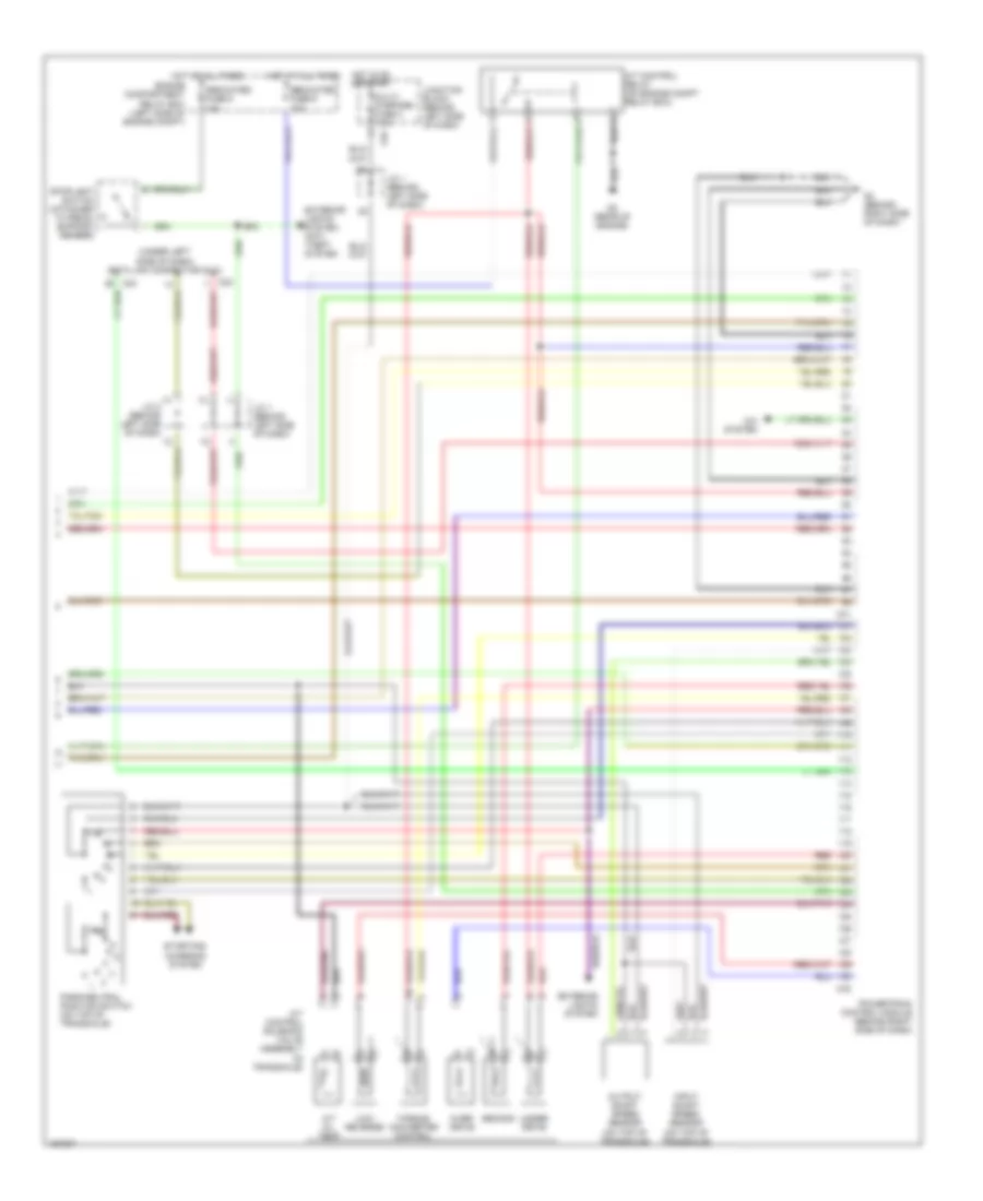 2.4L, Engine Performance Wiring Diagrams (3 of 3) for Mitsubishi Galant DE 2002