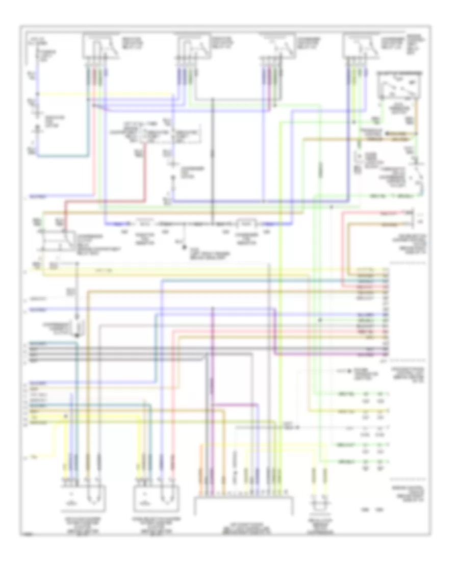 3.0L DOHC, Air Conditioning Wiring Diagrams (2 of 2) for Mitsubishi Diamante 1995