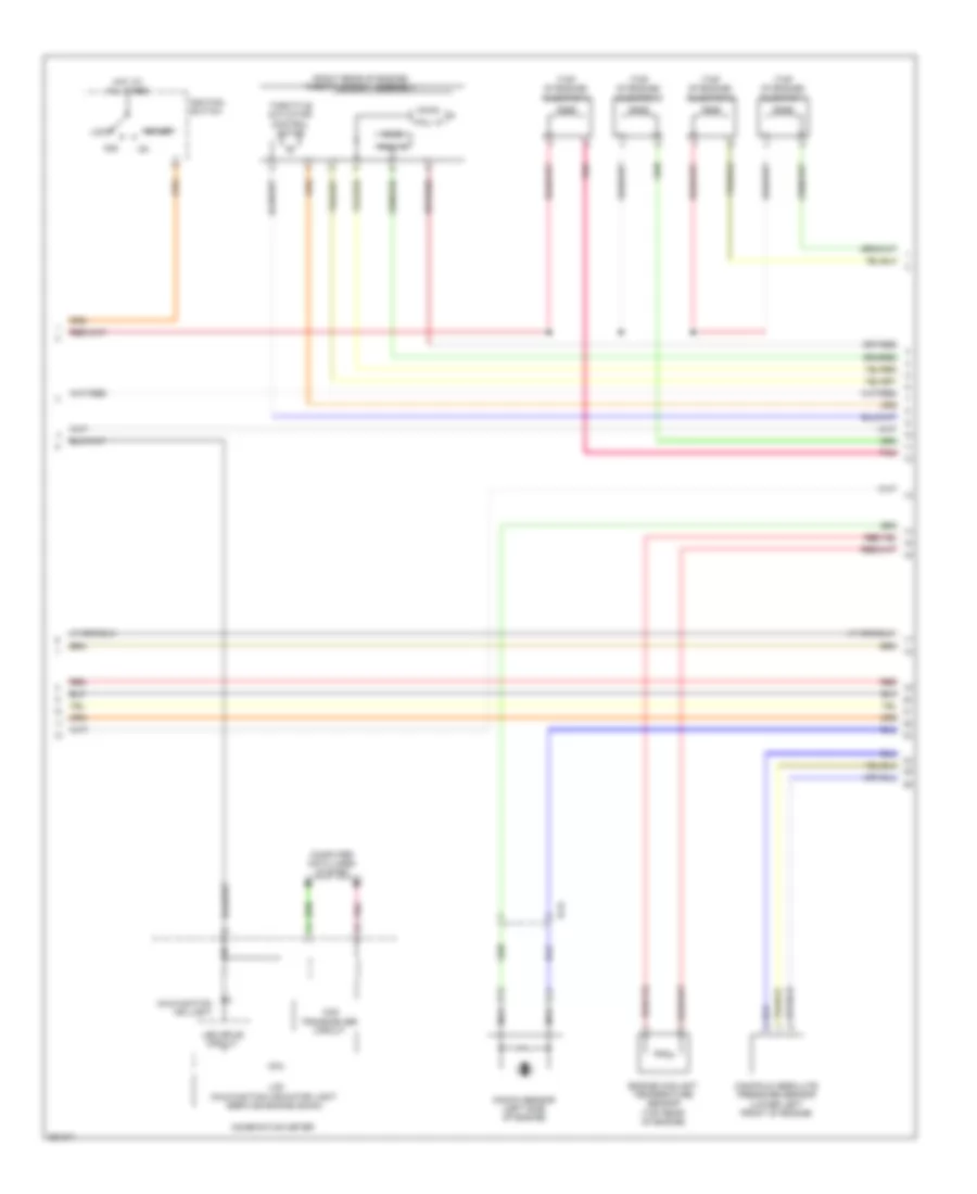2.4L, Engine Performance Wiring Diagram (3 of 4) for Mitsubishi Outlander GT 2011
