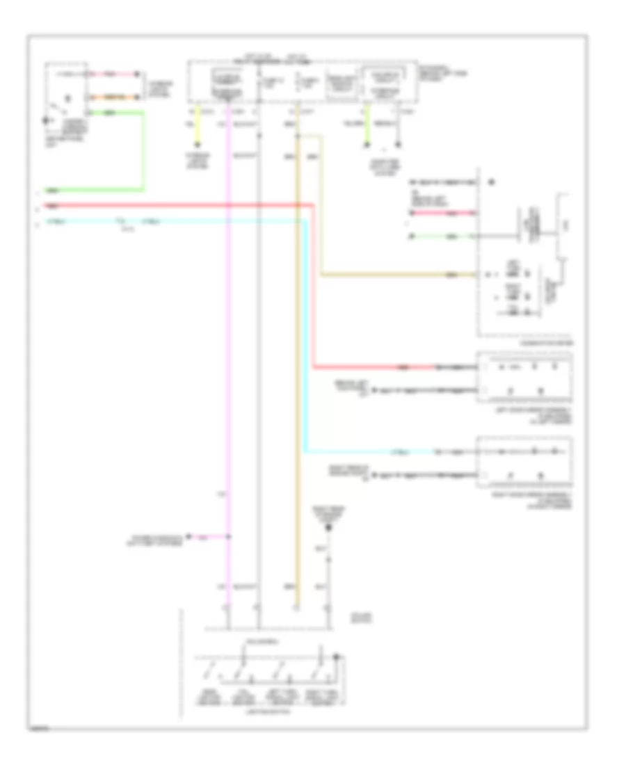 Exterior Lamps Wiring Diagram 2 of 2 for Mitsubishi Outlander GT 2011