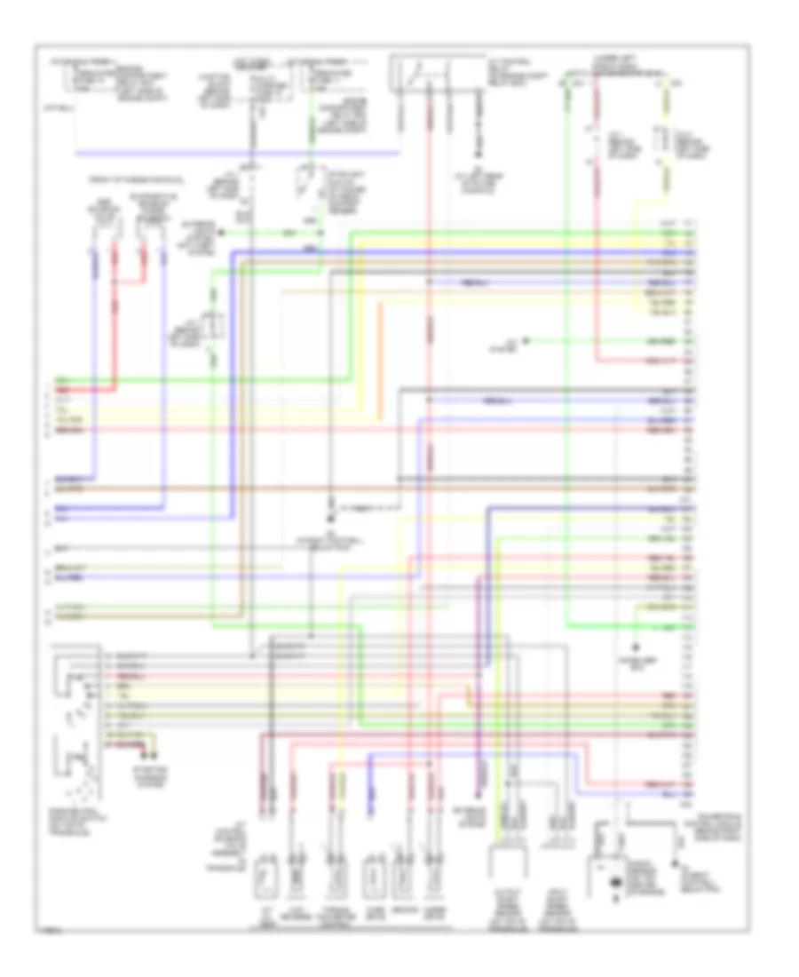3 0L Engine Performance Wiring Diagram 3 of 3 for Mitsubishi Galant LS 2003