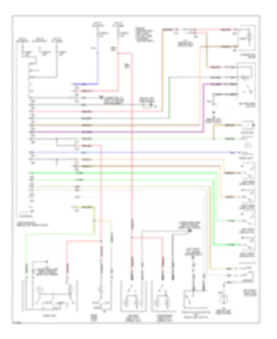 Courtesy Lamps Wiring Diagram for Mitsubishi Galant LS 2003