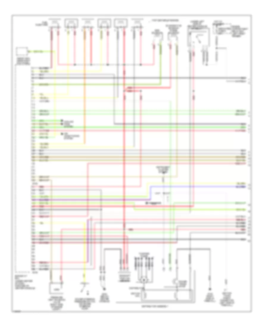 3 5L Engine Performance Wiring Diagrams 1 of 4 for Mitsubishi Diamante 1999
