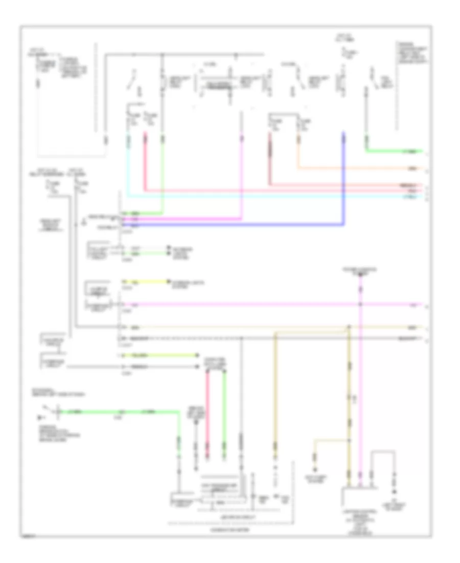 Headlights Wiring Diagram without High Intensity Discharge 1 of 2 for Mitsubishi Outlander SE 2011