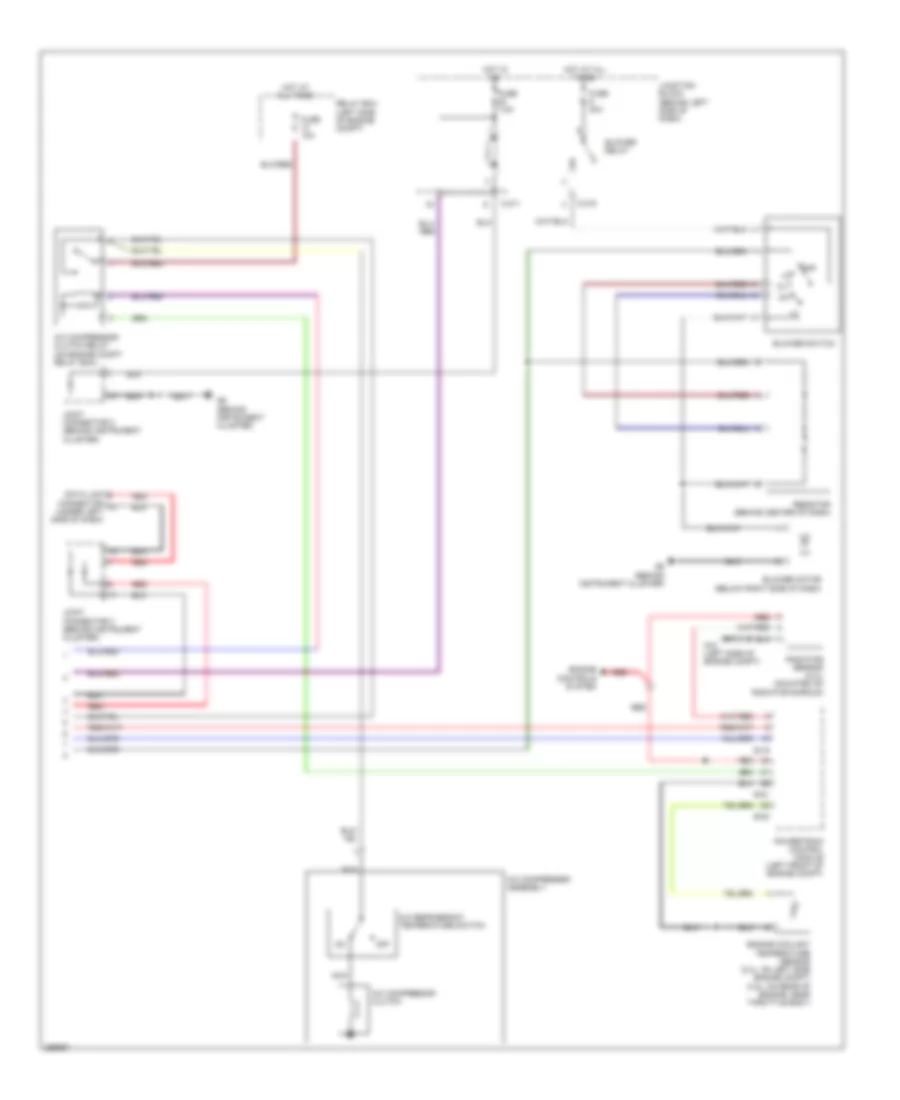 Manual AC Wiring Diagram, Low Option (2 of 2) for Mitsubishi Galant Ralliart 2007