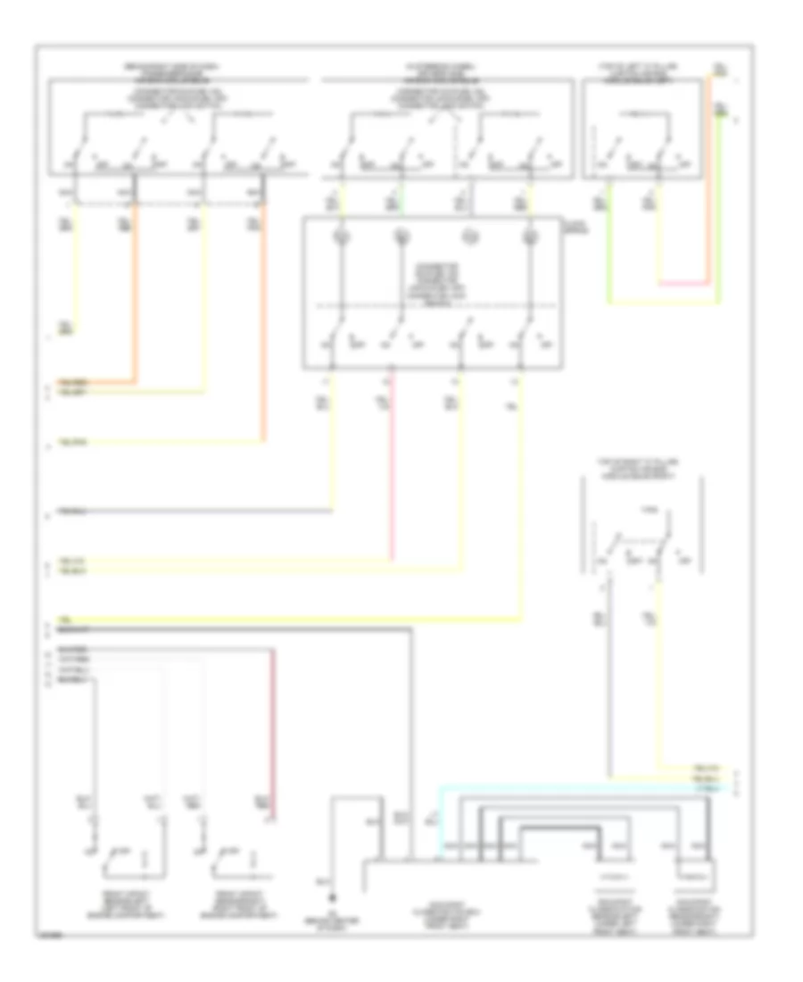 Supplemental Restraints Wiring Diagram 2 of 3 for Mitsubishi Galant Ralliart 2007