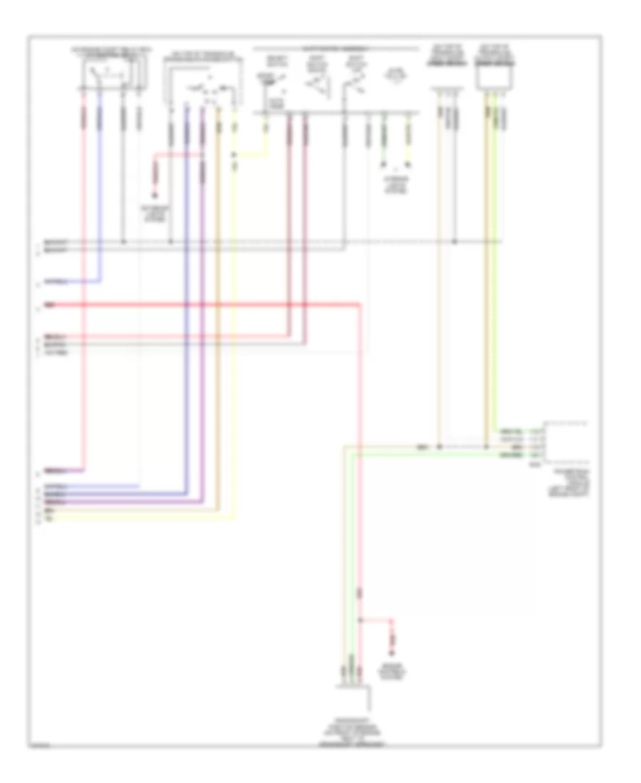 3.8L, Transmission Wiring Diagram (4 of 4) for Mitsubishi Galant Ralliart 2007
