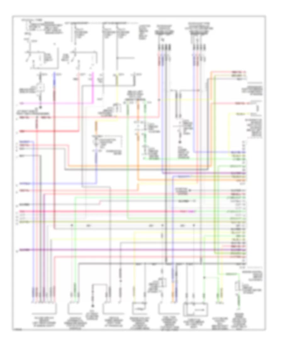 2 0L Engine Performance Wiring Diagram with M T 2 of 2 for Mitsubishi Lancer ES 2003