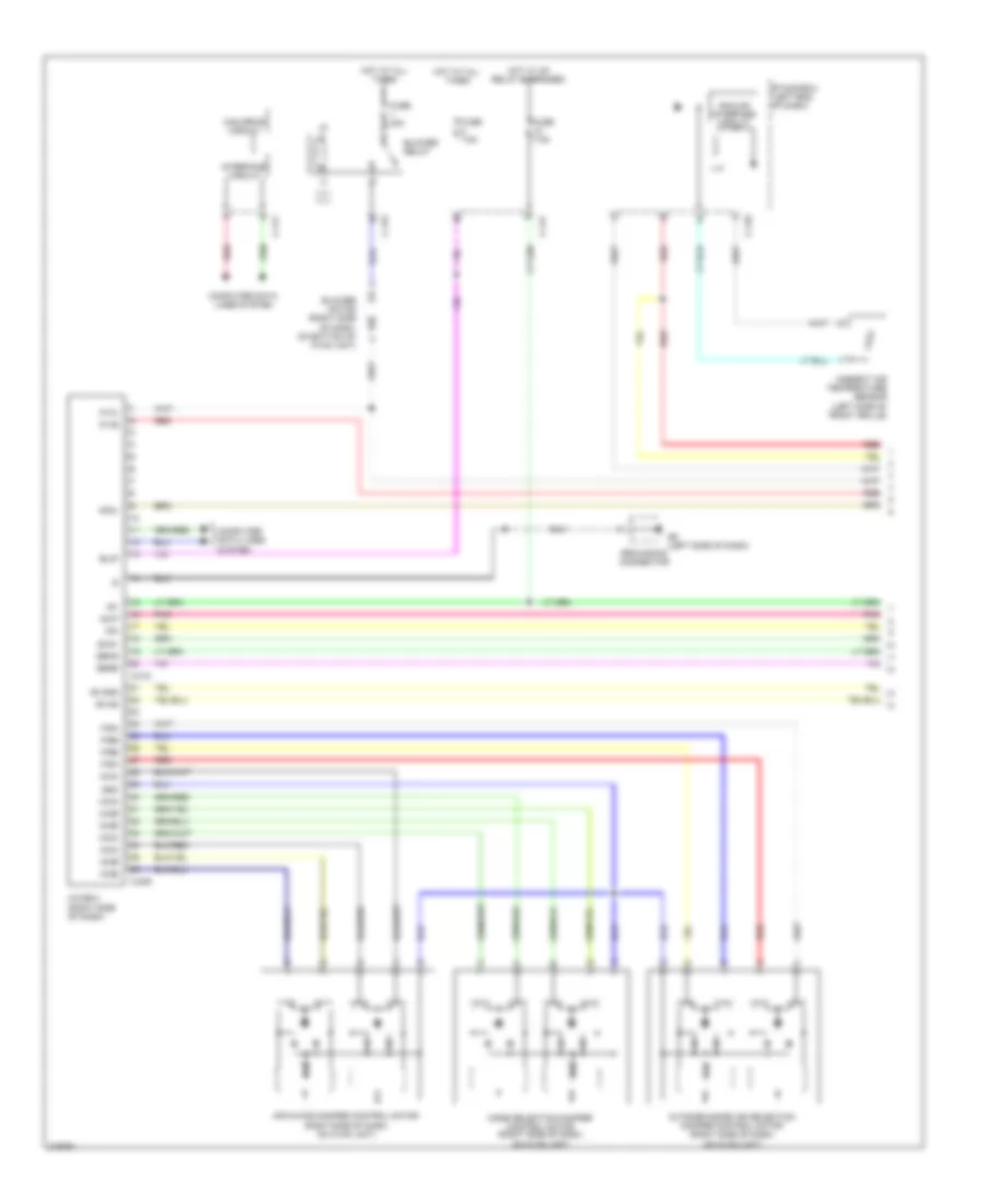 Automatic A C Wiring Diagram 1 of 3 for Mitsubishi Outlander Sport ES 2011