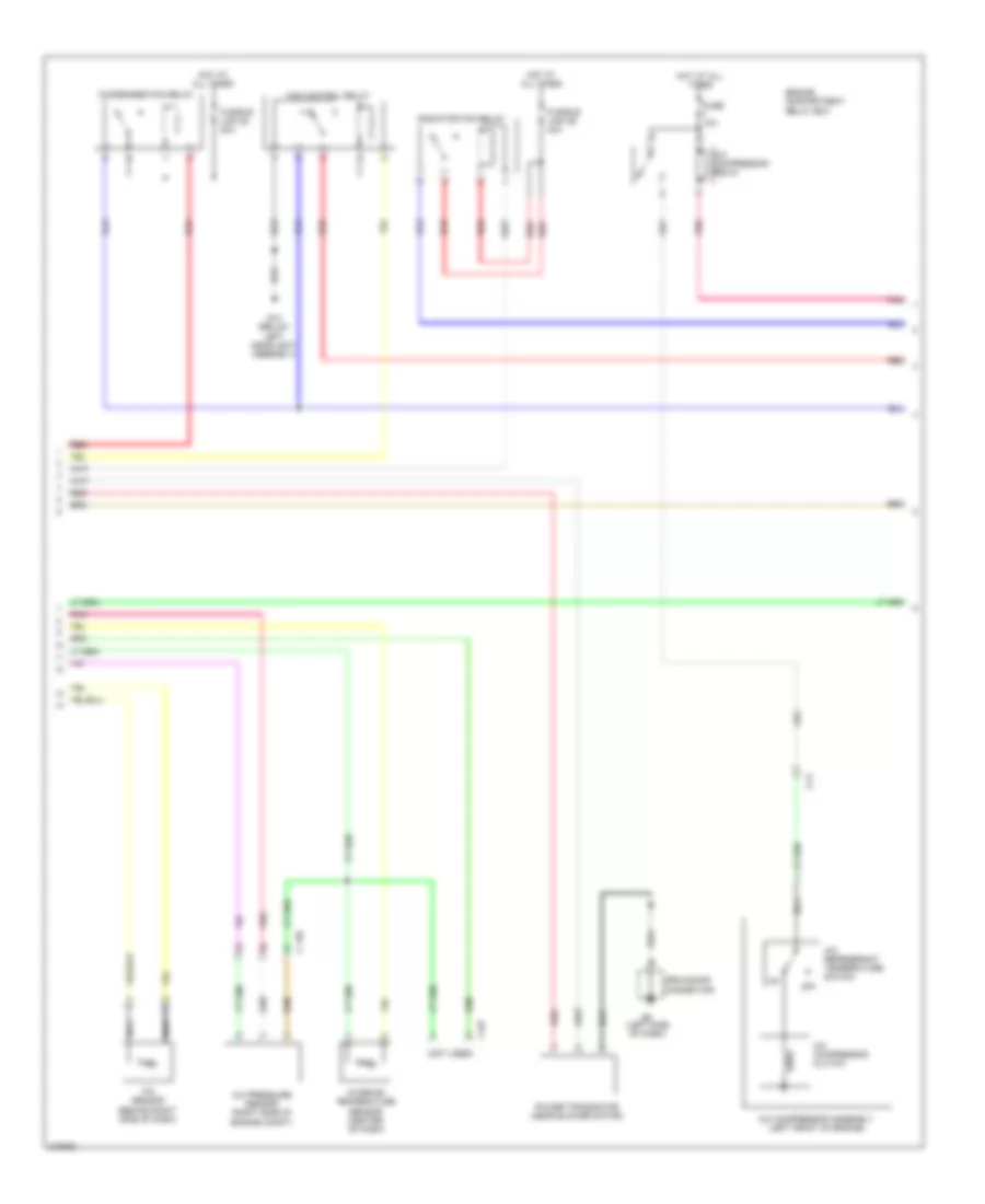 Automatic A C Wiring Diagram 2 of 3 for Mitsubishi Outlander Sport ES 2011