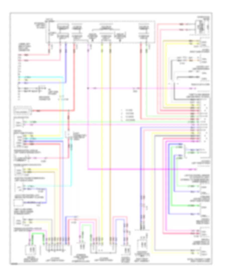 Computer Data Lines Wiring Diagram for Mitsubishi Outlander Sport ES 2011