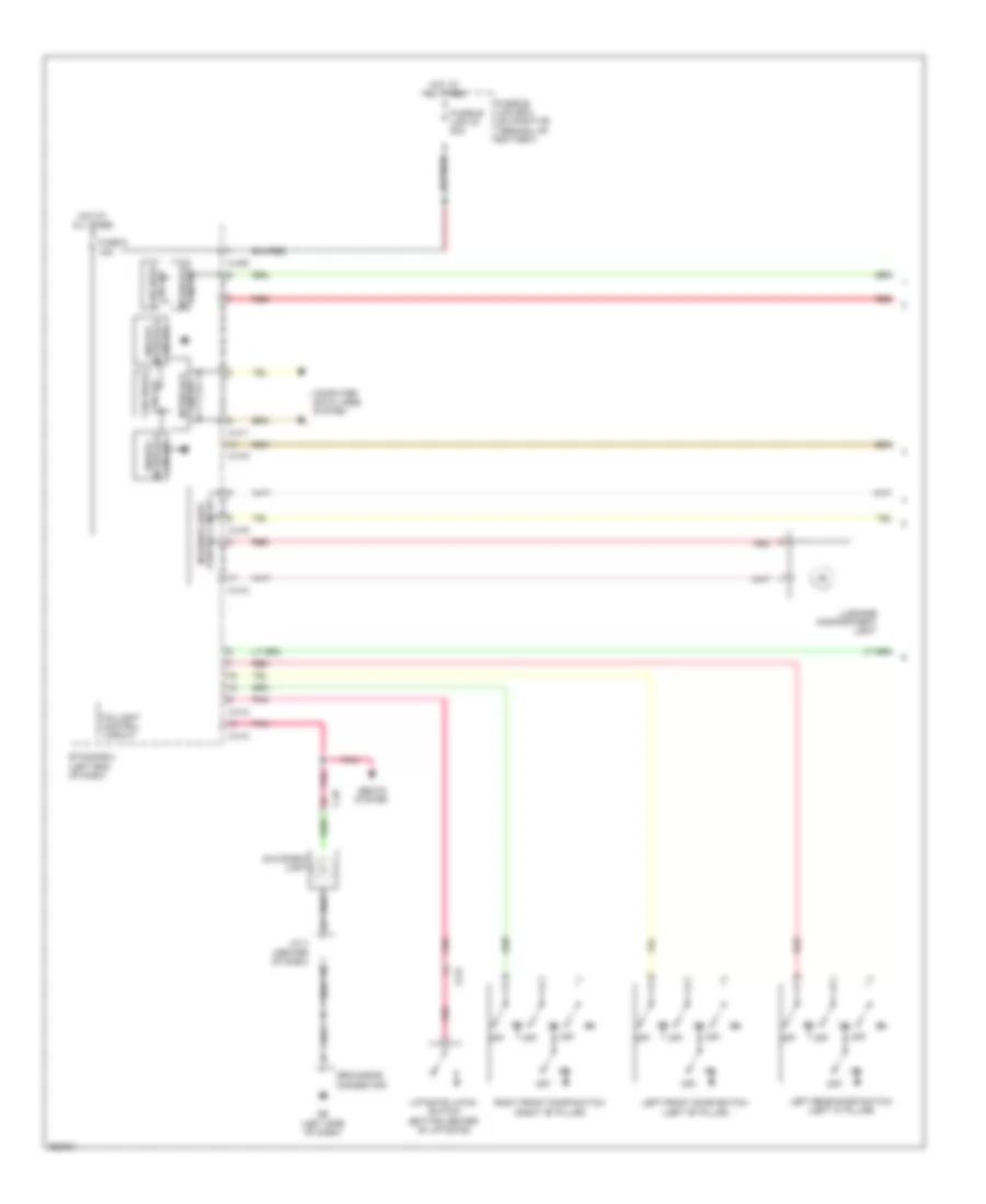 Courtesy Lamps Wiring Diagram 1 of 2 for Mitsubishi Outlander Sport ES 2011