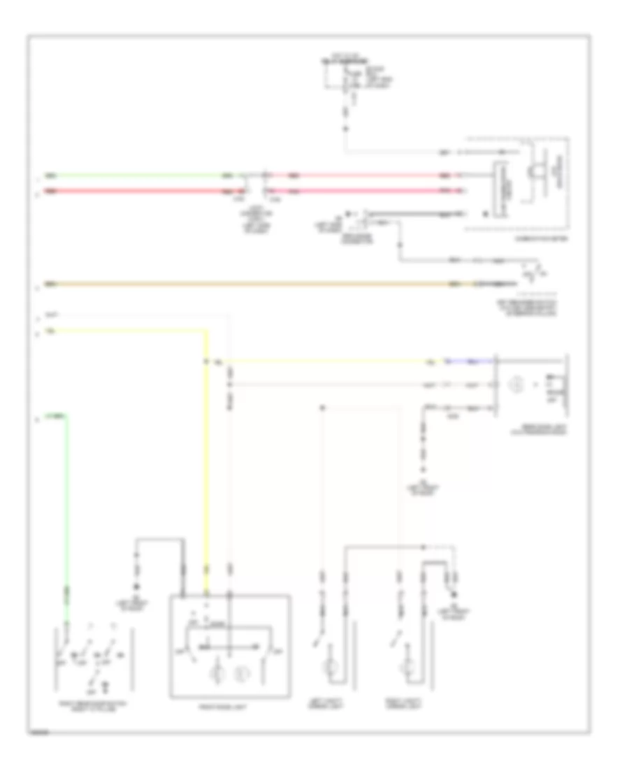Courtesy Lamps Wiring Diagram (2 of 2) for Mitsubishi Outlander Sport ES 2011