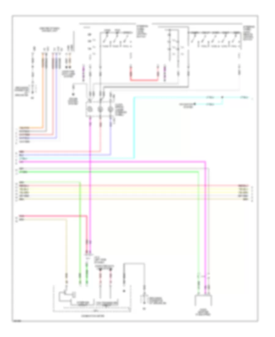 Radio Wiring Diagram with Multi Communication System 2 of 3 for Mitsubishi Outlander Sport ES 2011