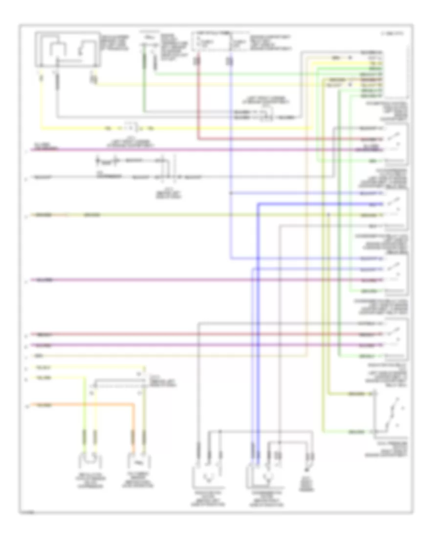 2.0L, Manual AC Wiring Diagram, MT (2 of 2) for Mitsubishi Eclipse GS 1999